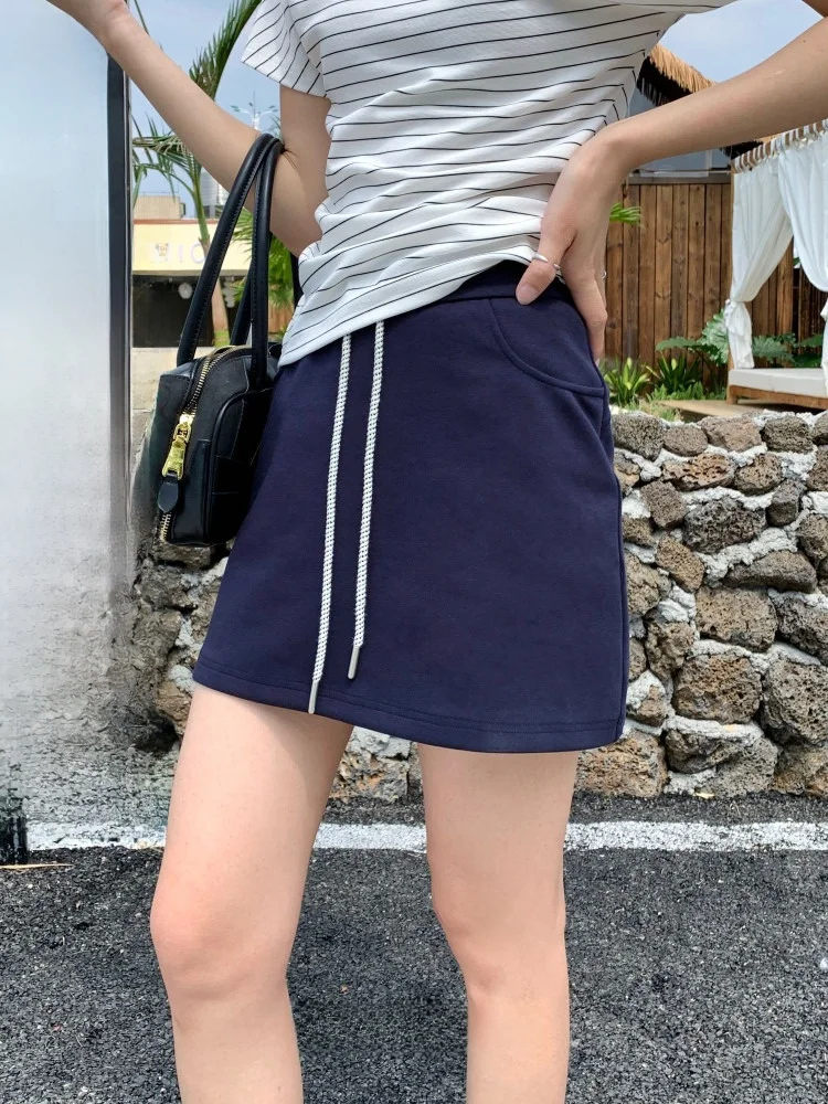 

Юбка UKILAU Concerto, спортивные повседневные брюки А-силуэта, женские брюки с высокой талией и прямыми штанинами из смеси полиэстера, хлопка и спандекса