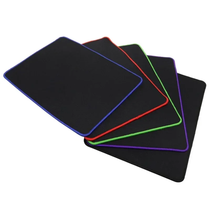 Non-Slip Mouse Mat Laptop Gaming PC Black Computer For Pad Mouse Rubber School Supplies Desk Set Office Accessories