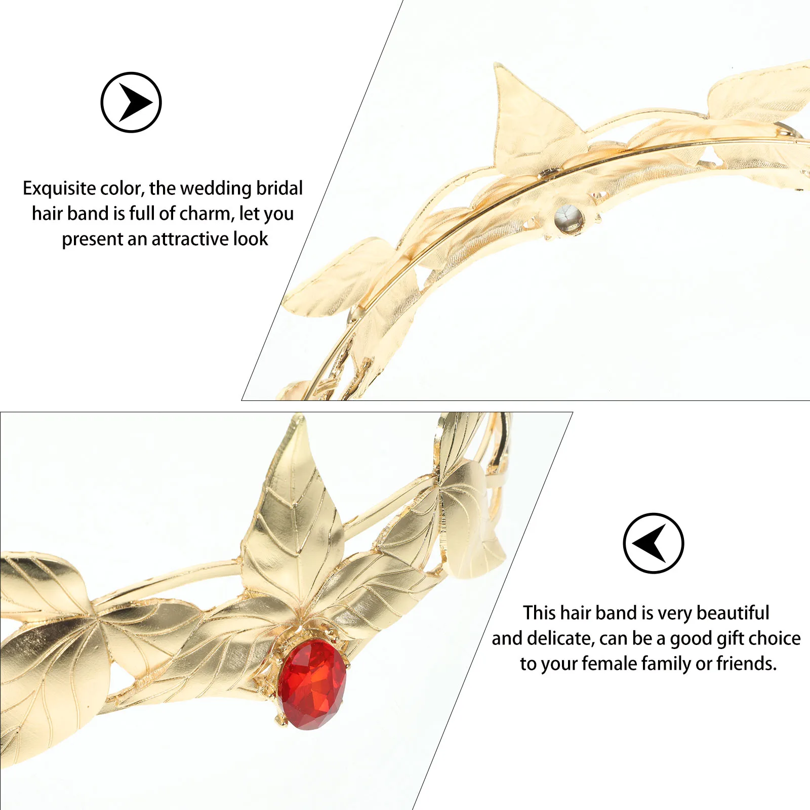 

for Women Bridal Hair Accessories Headgear Wedding Rhinestone Decor Hairband Women's Prom
