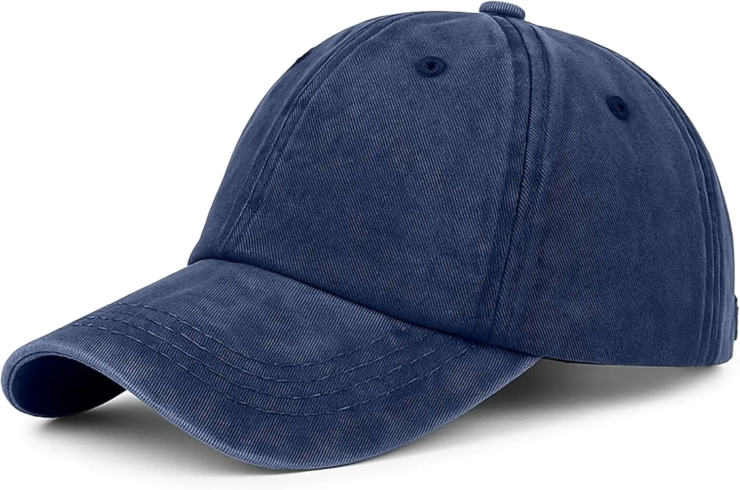 قبعة No Kings in America - قبعة أبي مطرزة، قبعة بيسبول قطنية مغسولة قابلة للتعديل لتعبير الهدايا المدنية في الرابع من يوليو