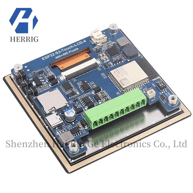 

ESP32-S3-WiFi Bluetooth Макетная плата 4-дюймовый емкостный сенсорный ЖК-экран 32-битный двухъядерный процессор LX7