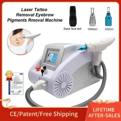 Laser Skin Second Eyebrow Washer Machine Wash Tattoo Q Switch ND Yag 532nm 755nm 1064nm Remove Moles And Freckle Whitening