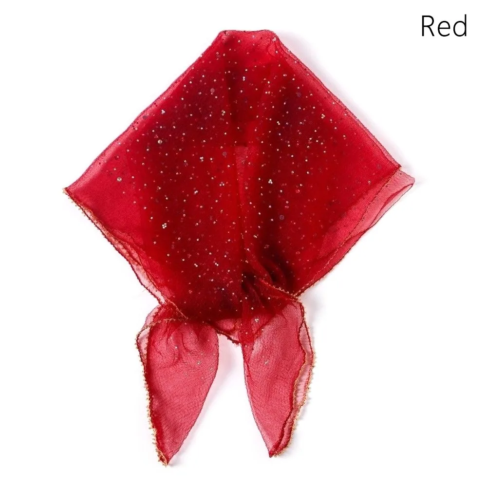 

Квадратный шарф 80x80см ​ ​ со стразами ​ ​ Большой размер ​ ​ Платок с кружевной вуалью ​ ​ Мягкая длинная дышащая бандана ​ ​ Пляжное накидка ​ ​