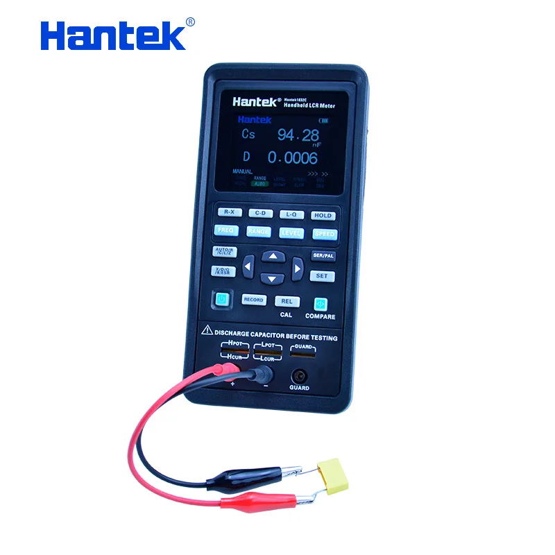 Hantek 1832C/1833C Digital Bridge LCR Meter Portable Handeld Inductance Capacitance Resistance Measurement Tester Tools