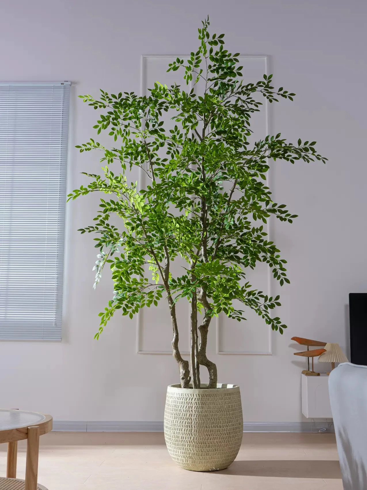 

High-quality home garden decoration green artificial plants wedding artificial trunk tree