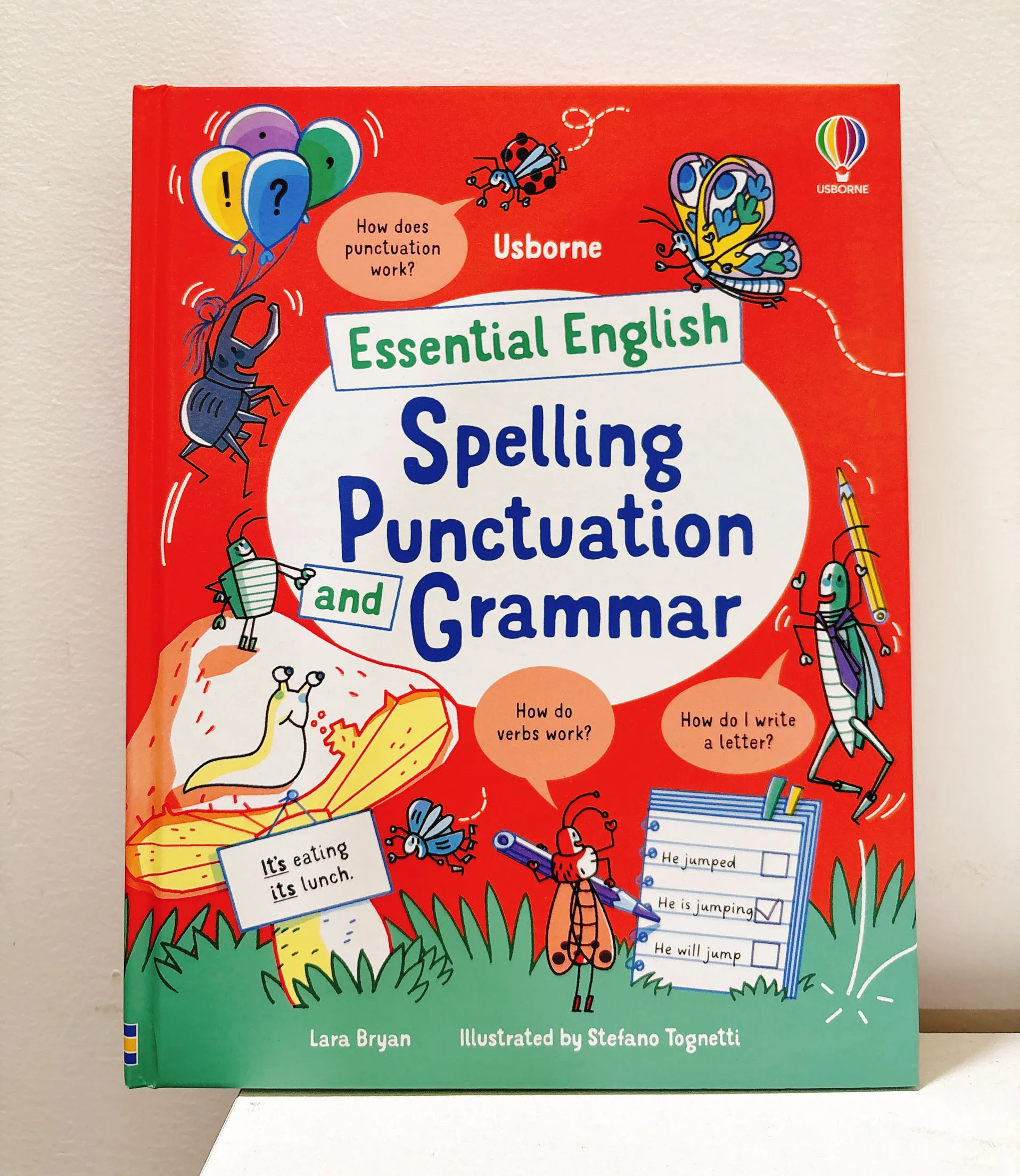 Usborne Essential English Spelling Punctuation and Grammar Kids Early Education Picture Book Hard Cover