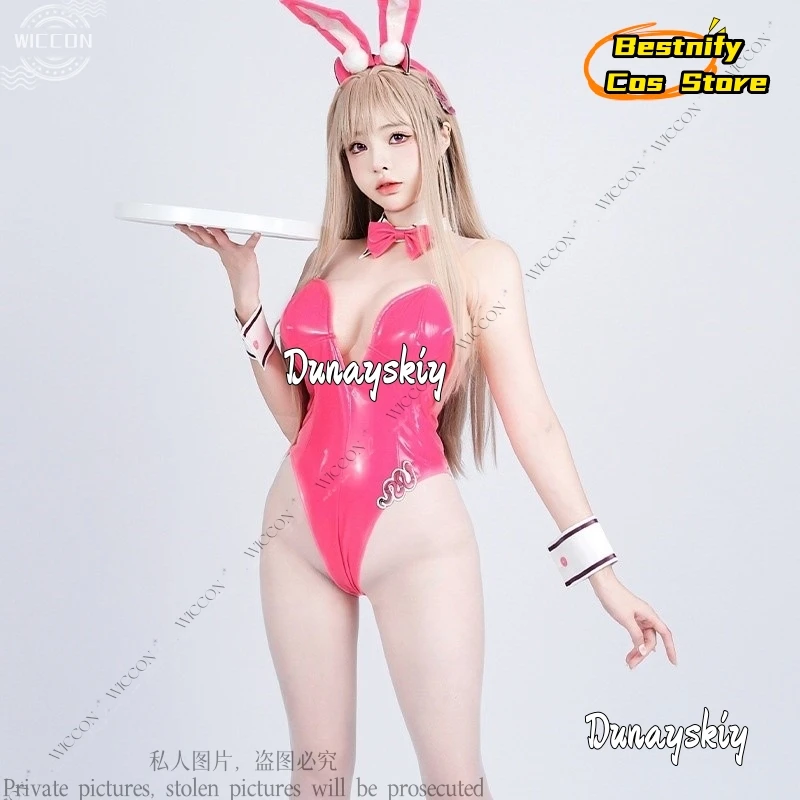 NIKKE The Goddess Of Victory Bunny Girl Blanc Noir Cosplay Fantasia Costume Sexy Uniform for Girls Women Disguise Suit Halloween