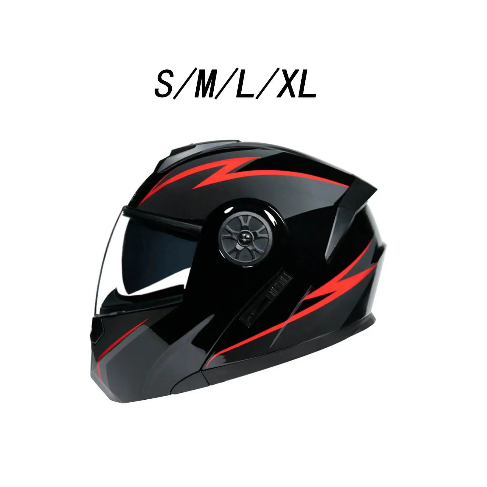 Electric Bike Helmet for Adults Double Lens Full Helmet for Biking Riding