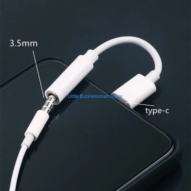 Typ-C auf 3,5 mm Aux-Adapterkabel, unterstützt Sprachanrufe ohne Verzögerung, Audio-Konverterkabel, Digtal-Produktzubehör M76A – Detail 9