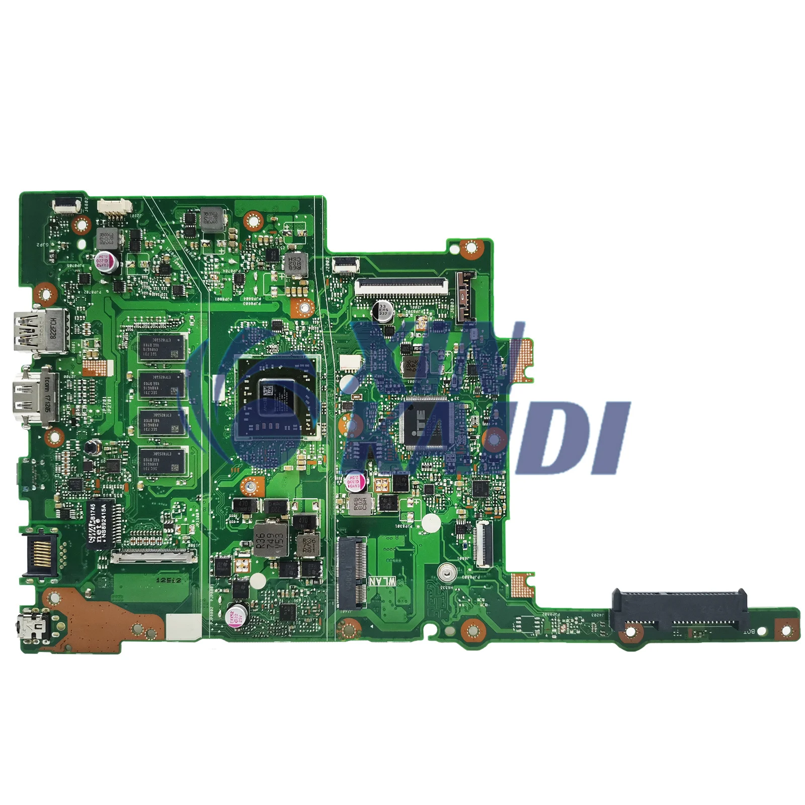 Imagem -03 - Placa-mãe Portátil para Asus Vivobook Notebook Mainboard E402ya E402w E402was 2g 4g Ram 0g 32g 64g Ssd E16010 E2-6110 E27015