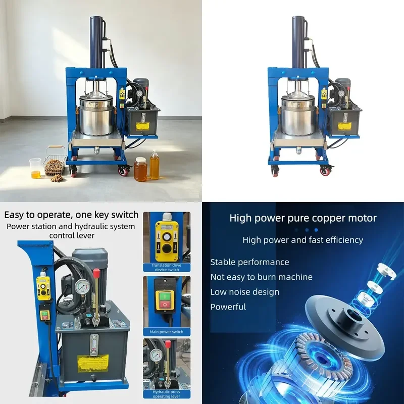 New Automatic Heavy Duty Hydraulic Labor Saving Fruit Juicer for Restaurants