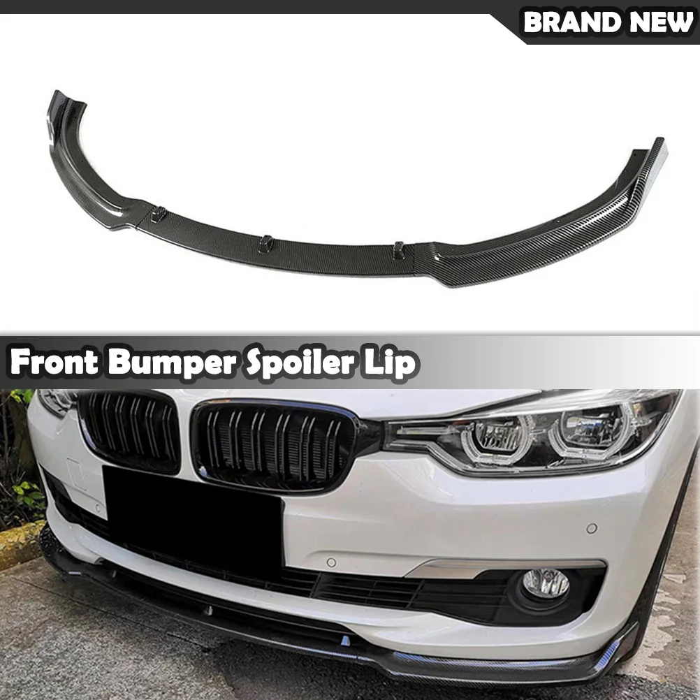 Car Front Bumper Spoiler Lip Lower Splitter Blade For BMW 3 Series F30 F31 F35 2013-2018 Base Sedan Standard Body Kit