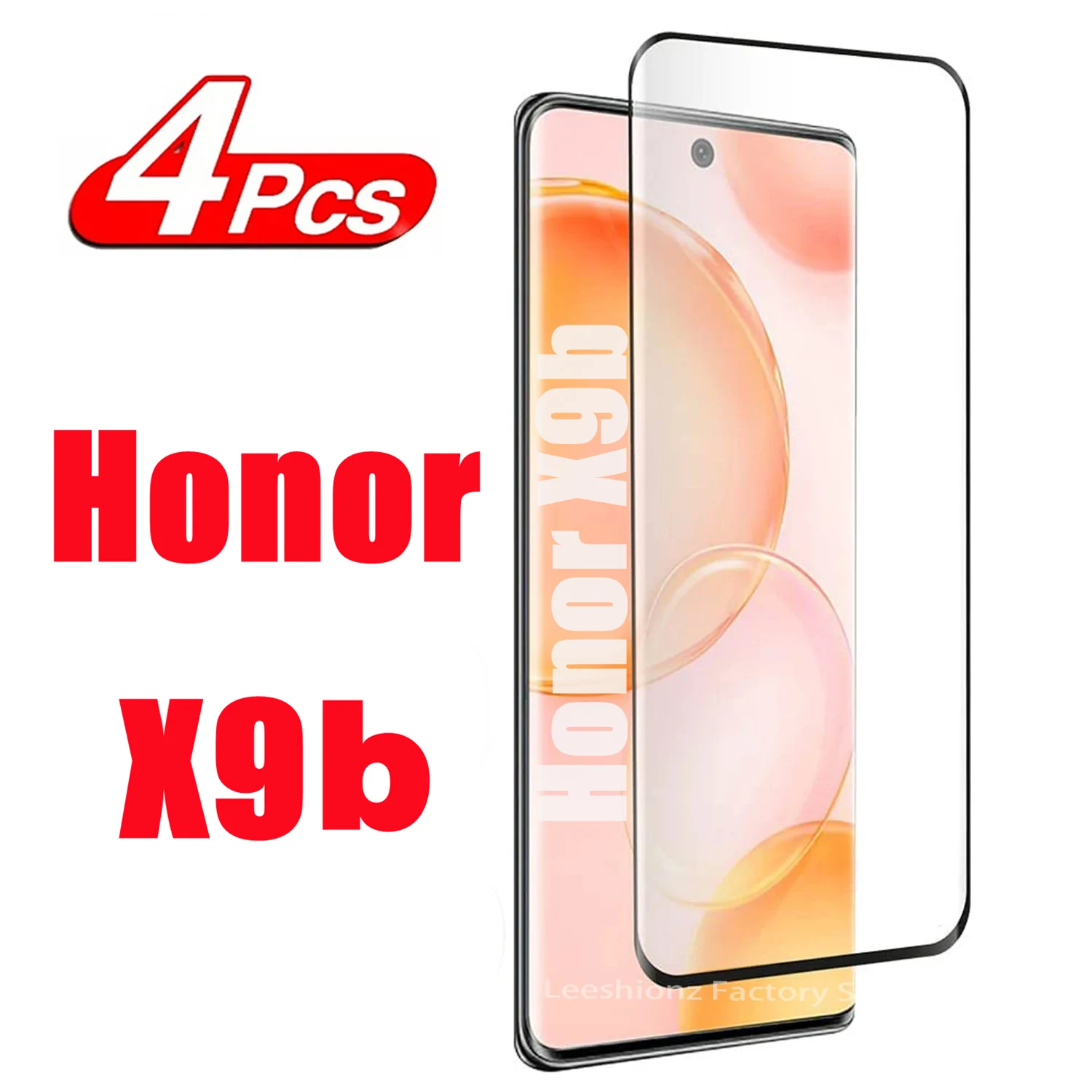 

1/4 шт. 3D Защитное стекло для экрана для Honor X9b полное покрытие пленка из закаленного стекла