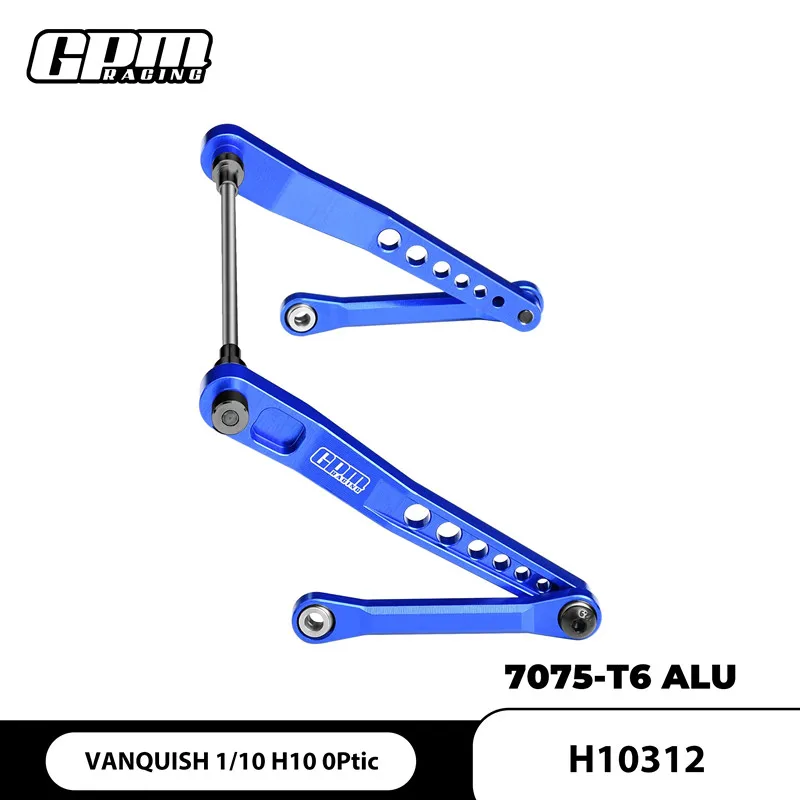 

GPM Alloy 7075 Rear Anti-Roll Bar Set for VANQUISH 1/10 H10 OPtic 4WD Off-Road Buggy