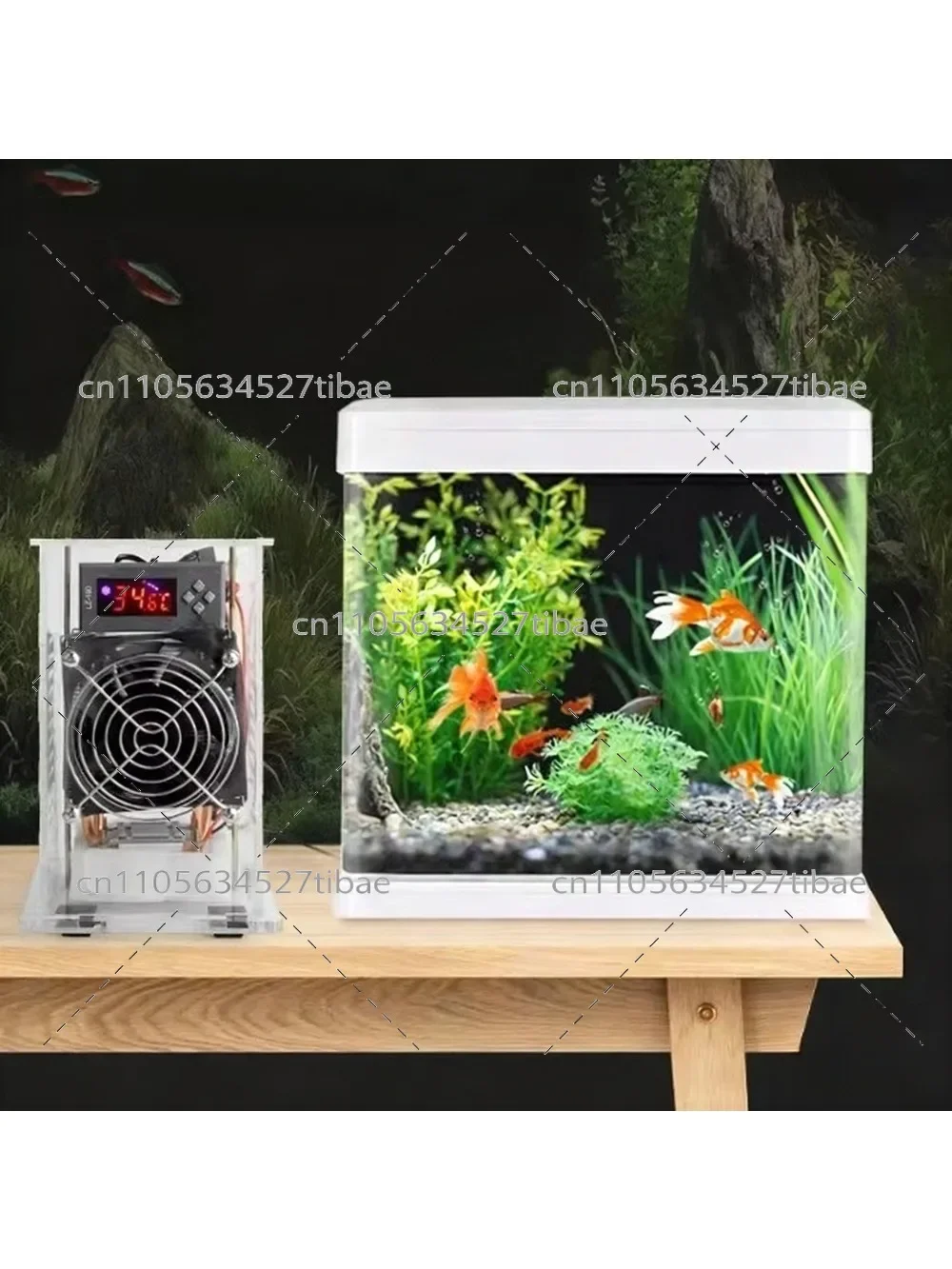 Mini Fish Tank Aquarium Refrigerator - Household Small Electronic Water Cooler for Home And Kitchen
