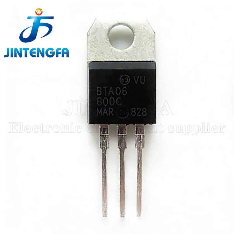 10PCS BTA06-600C TO220 BTA06-600 TO-220 New original In Stock IC Chipset