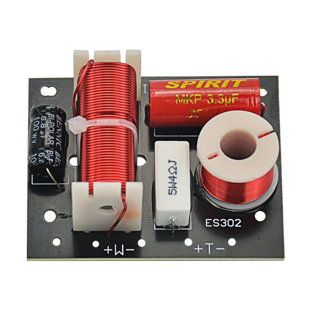 SMIEA ES302 2 طرق مكبر صوت كروس ثلاثة أضعاف + باس مقسم التردد كروس مرشحات مكبر الصوت لتقوم بها بنفسك للمسرح المنزلي