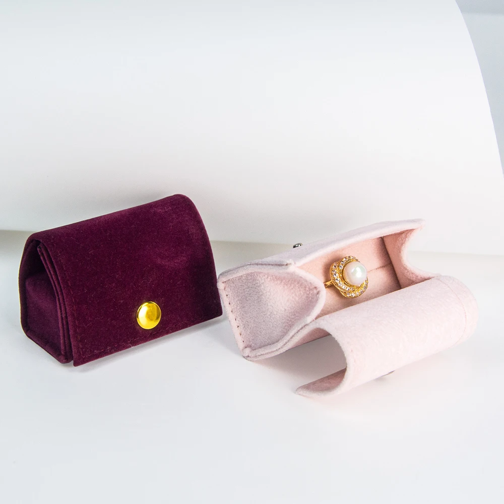 5Pcs Jewelry Box Exquisite velvet portable Rings Earrings Bracelets Jewelry Boxes For Travel Christmas Gifts and Weddings Case