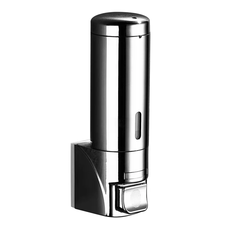 Stainless Steel Soap Dispenser Wall Mounted Bathroom Shampoo Shower Gel Dispenser Container Bottle Bathroom Kitchen Accessories