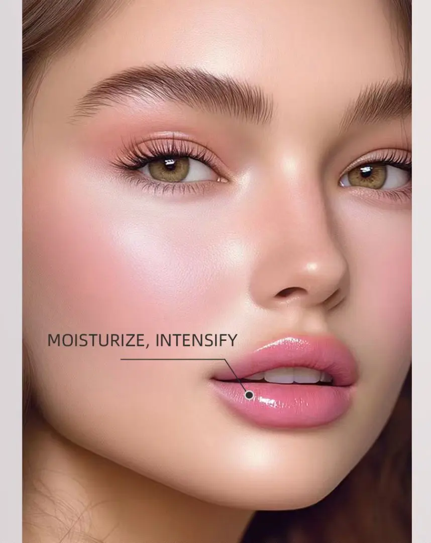 2in1 カラーチェンジ保湿栄養リップスティック金箔温度変化透明リップバームブライトニングリップ化粧品