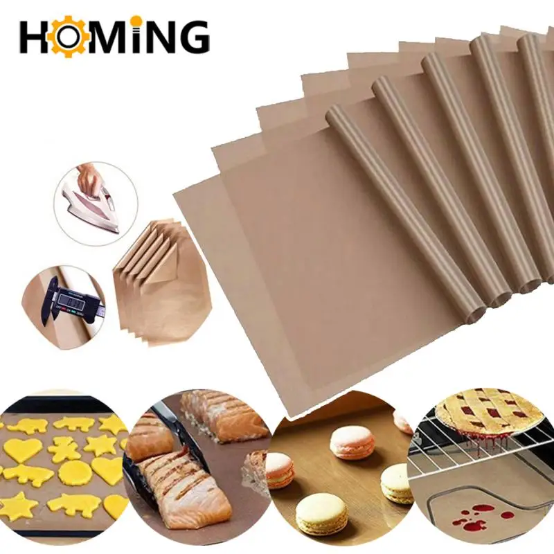 1PC Eat Press Transfer Sheet Pad Non Stick Baking Oilcloth Craft Mat Reusable BBQ Grill Macarons Oven Rack Liner Cooking Paper