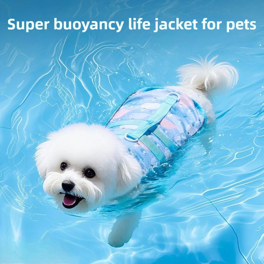 

Dog Life Jacket Swimming Suit for Small Medium Dogs Shiba Inu Teddy Summer Water Play Puppy Swimsuit Pet Clothes