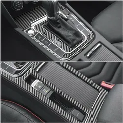 Carbon Fiber Car Interior Decoration Sticker Modification Cover Trim Strips For Volkswagen VW CC 2017-2023 Car Inner Accessories