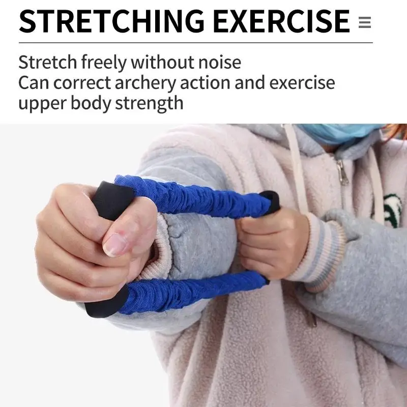 Archery Simulation Exerciser - Bow Trainer Tension Rope For Arm Strength Hunting Recurve Compound Practice
