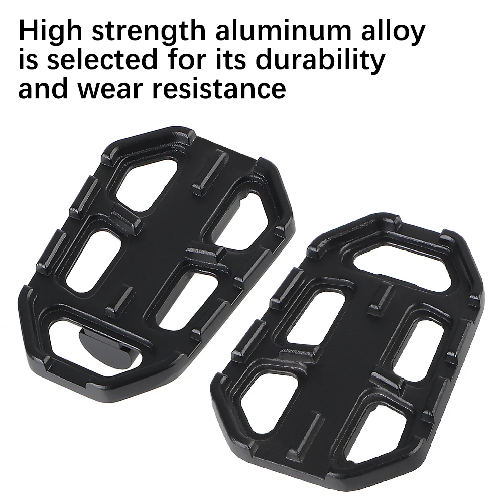 دواسات Footpegs ملحقات الدراجات النارية دواسات الدراجة النارية من سبائك الألومنيوم سهلة التركيب أجزاء عالمية معدلة باستخدام الحاسب الآلي