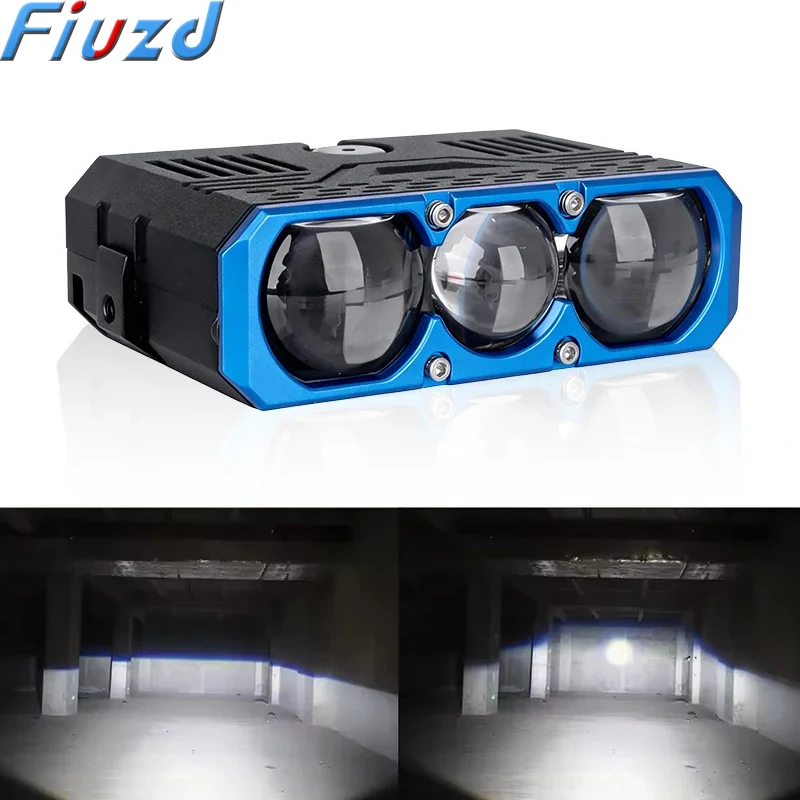 Grille Lights Led Projector Light 6500K Spotlight for Car Motorcycle Auxiliary Light Fog Lamp 12V24V High Power 600000LM