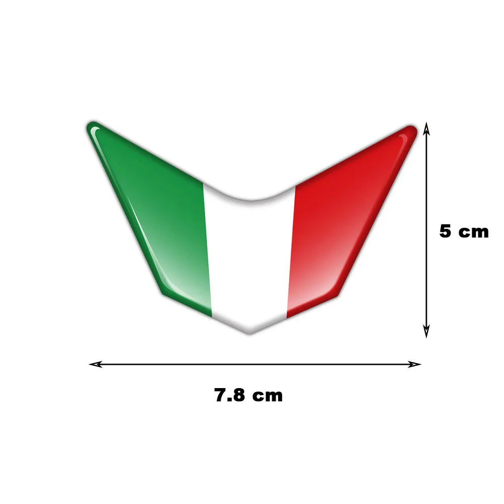 Decalcomanie per carenatura anteriore moto in resina 3D Italia Custodia adesiva per Ducati 959 969 1199 1299 PANIGALE V4 SR SUPERSPORT