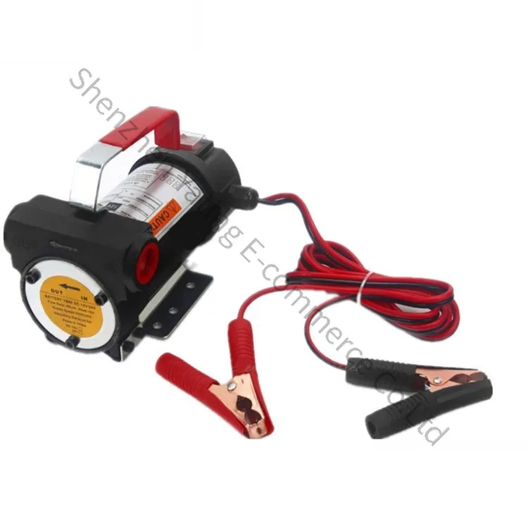 Car Mounted 12/24V DC Electric Diesel Pump with Built-in Overflow Valve Self-priming Coal Oil Pump, Oil Absorber, Small Oil Pump