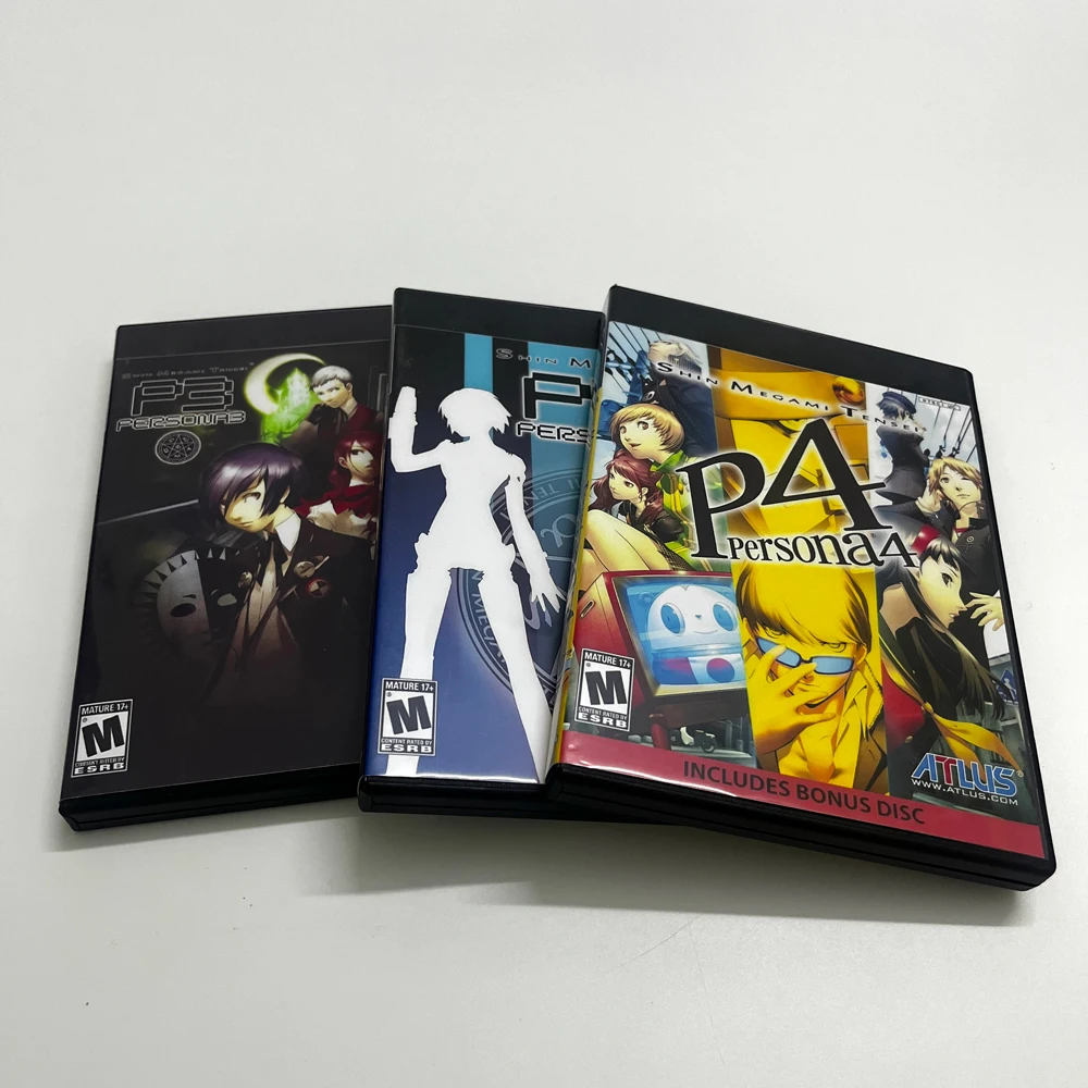 بيرسونا سلسلة NTSC U/C نسخة قرص نسخ لعبة فيديو ريترو تعمل لآلة PS المعدلة مع وظيفة القراءة المباشرة