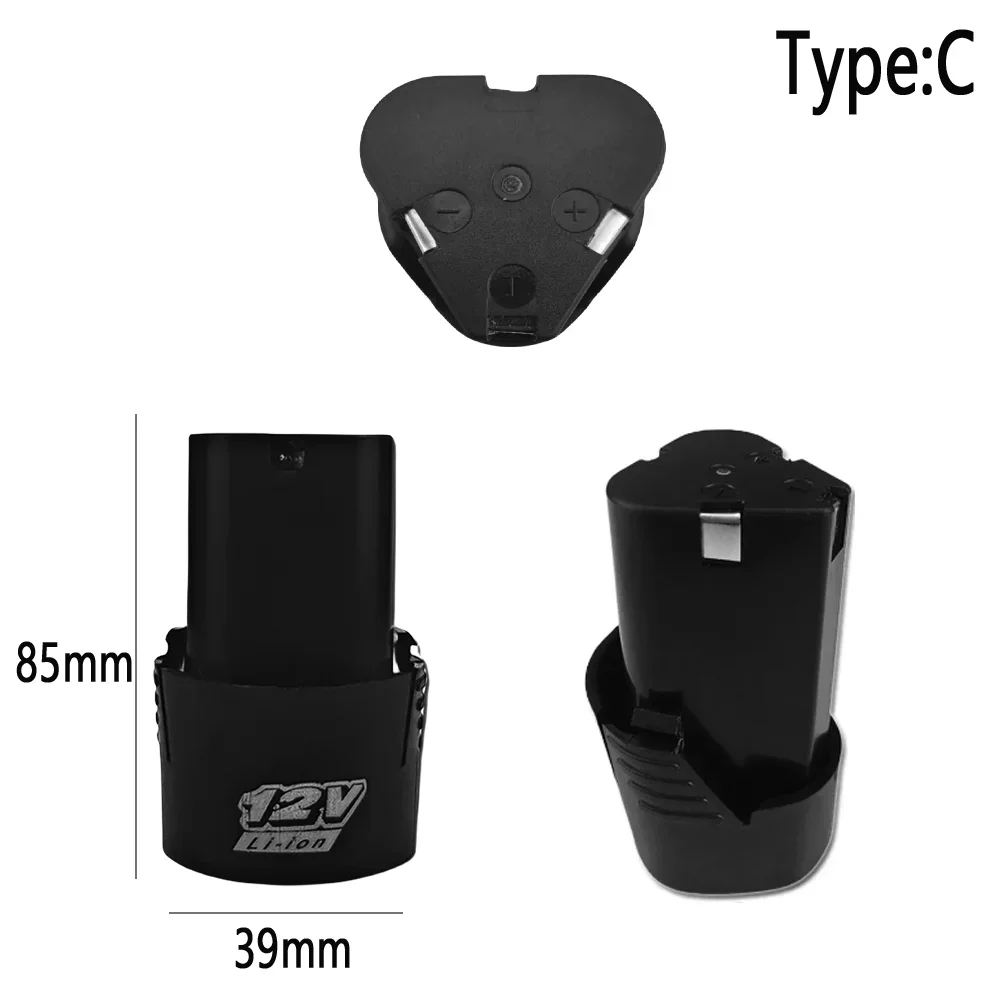 جديد عالمي 12 فولت قدرة عالية بطارية ليثيوم أيون قابلة للشحن لمفك البراغي الكهربائي الحفر الكهربائية أداة طاحونة زاوية صغيرة #6