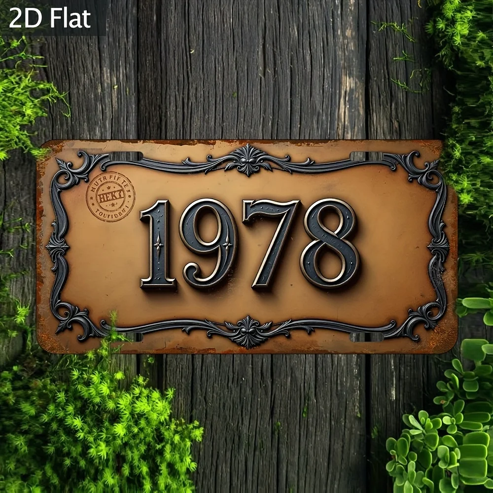 2D Flat, 1pc, 2D Flat, Vintage Plaque Wall Decoration, (12*6 Inches/30*15cm), Industrial Wind Pendent, Farm, Garden, Home, Libra