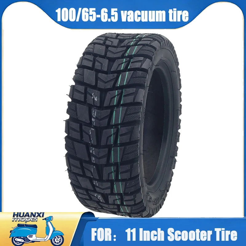 100/65-6.5 Tubeless Tire 11 Inch Scooter Tire for Sealup, Dualtron Ultra/Thunder, Zero 11x, Speedual Plus Electric Scooter