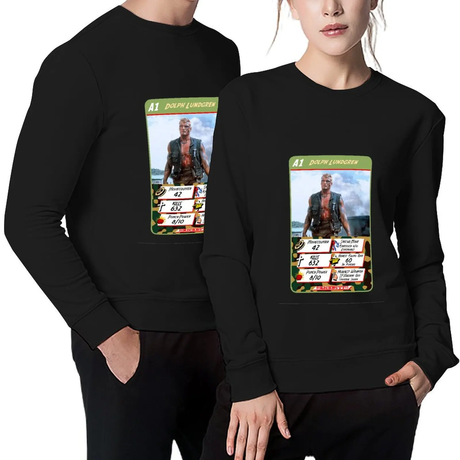 

ACTION QUARTET - A1 Dolph Lundgren Pullover men clothes men's coat tracksuits male clothes new sweatshirt