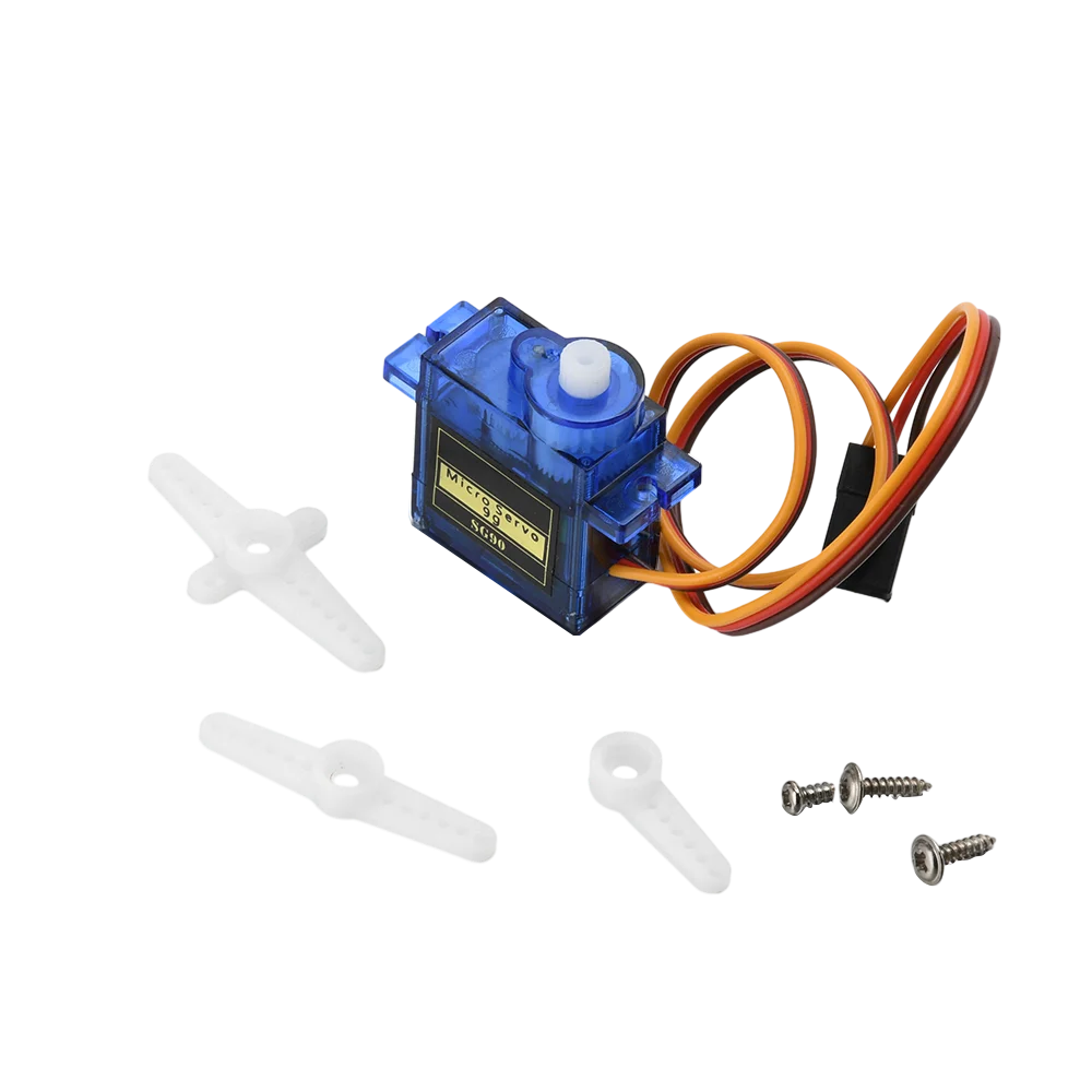 Servomotor Sg90 Micro 9g 180 montaje de 360 grados Kit Sg90 sin engranaje de Metal Pro Rc coche de juguete avión Arduino Uno Diy