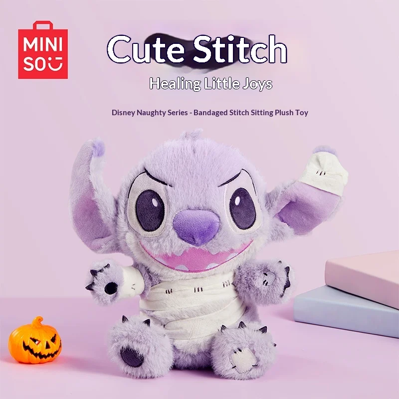 

MINISO Miniso Disney Bandage Stitch Плюшевая кукла Stitch Winnie Toy