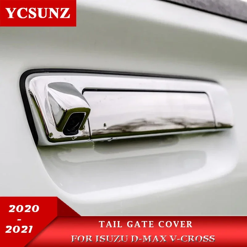 Tailgate Handle Cover with Camera Hole For ISUZU D-MAX DMAX 2020 2021 2022 2023 2024 2025 Pickup Truck Car Accessories