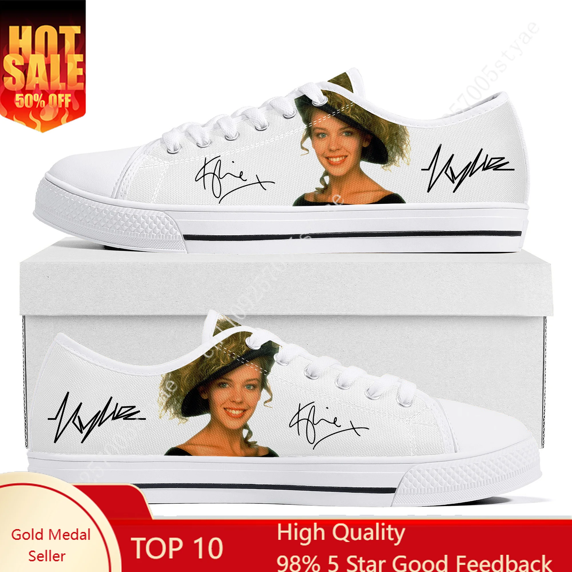 

Kylie Minogue Low Top Sneakers Womens Mens Teenager High Quality Shoes Tailor-Made Canvas Sneaker Shoe
