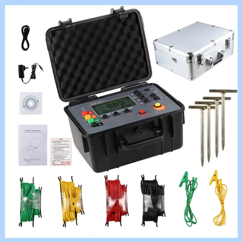 ES3001 Hochwiderstandstester, Widerstandsmesser, Ohmmeter, Bodenwiderstandstester