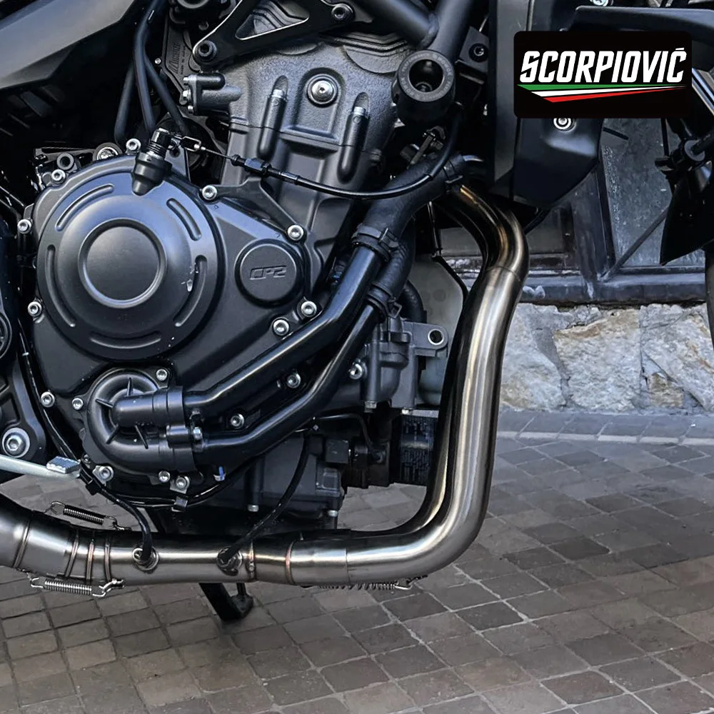 compatible-avec-yzf-mt07-mt-07-double-capteur-d'oxygene-raccord-de-collecteur-d'echappement-avant-systeme-d'echappement-complet-51-mm-2014-2025