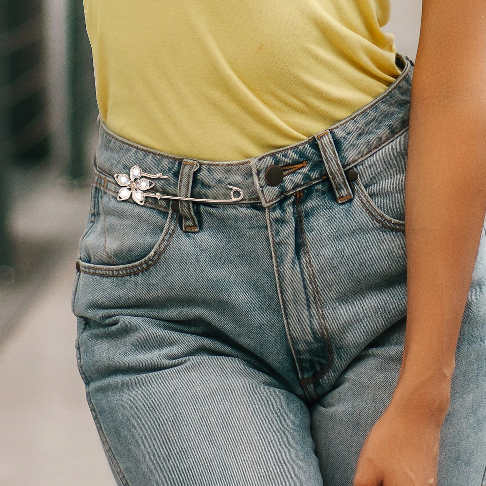 

12pcs Safety Women Dress Pants Waist Safety Pin For Dress Brooch Fashionable Anti Sweater Pin Exposing Clips Shawl Sweater