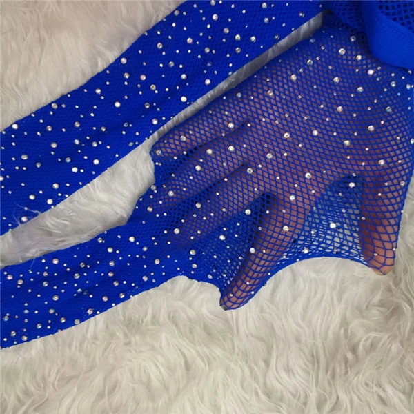 Bunte Glänzende Netzstrumpfhose mit Lochmuster Sexy Glitzer-Strumpfhose für Frauen Lolita Glänzende Glitzer-Strümpfe für Mädchen – Detail 5