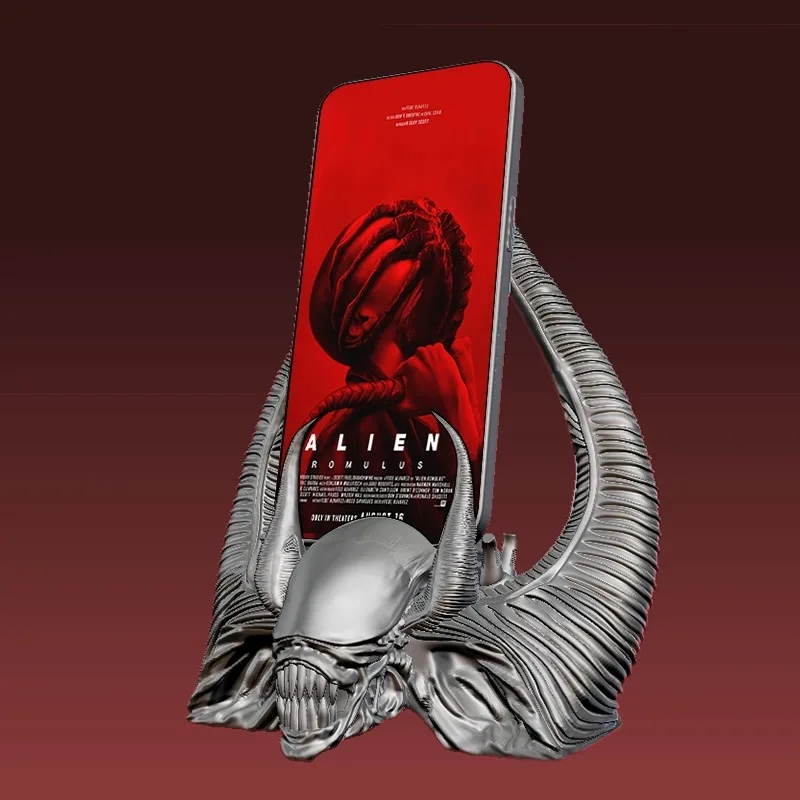 

3D printing alien hand-manded chest-breaking worm mobile phone holder