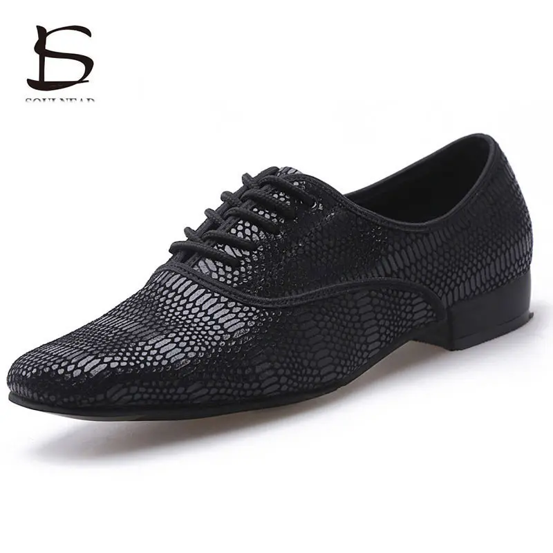 Sepatu Dansa Latin Pria Sepatu Jazz Salsa Sol Lembut Karet Tango Ballroom Pria Dewasa Sepatu Menari Modern Sneakers Pria Ukuran 38-49