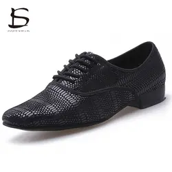 Zapatos de baile latino para hombre, zapatos de Jazz, Salsa, suela de goma suave, Tango, salón de baile moderno, zapatillas de deporte para hombre adulto, talla 38-49