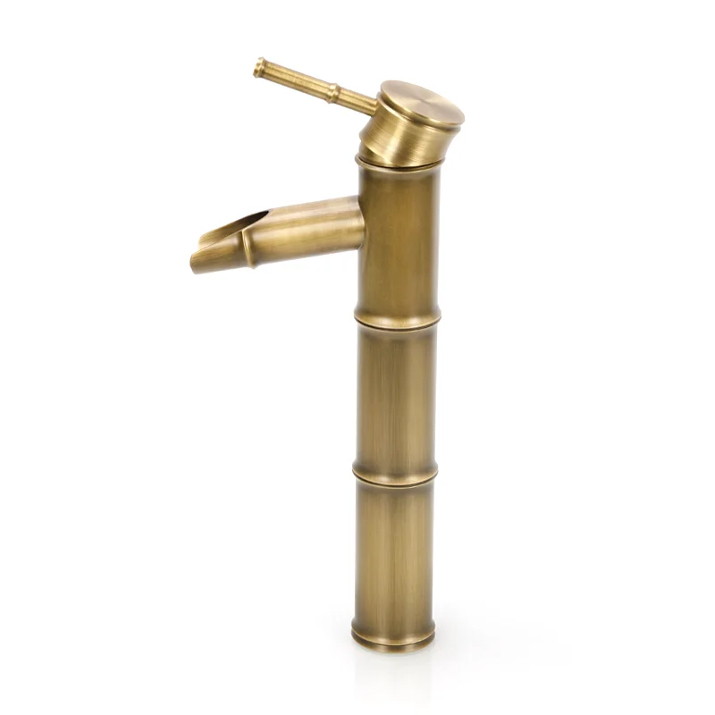 

Bamboo bronze bathroom faucet bathroom mixer antique copper bathroom faucet