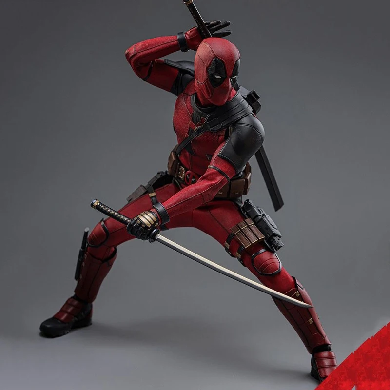 Deadpool & Wolverine Original Hottoys HT Wade Winston Wilson Action Figure Collectible Model Statuette Collection Ornaments Toy